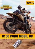 6000 + 2100 PUBG Mobile UC 8100 PUBG Mobile UC